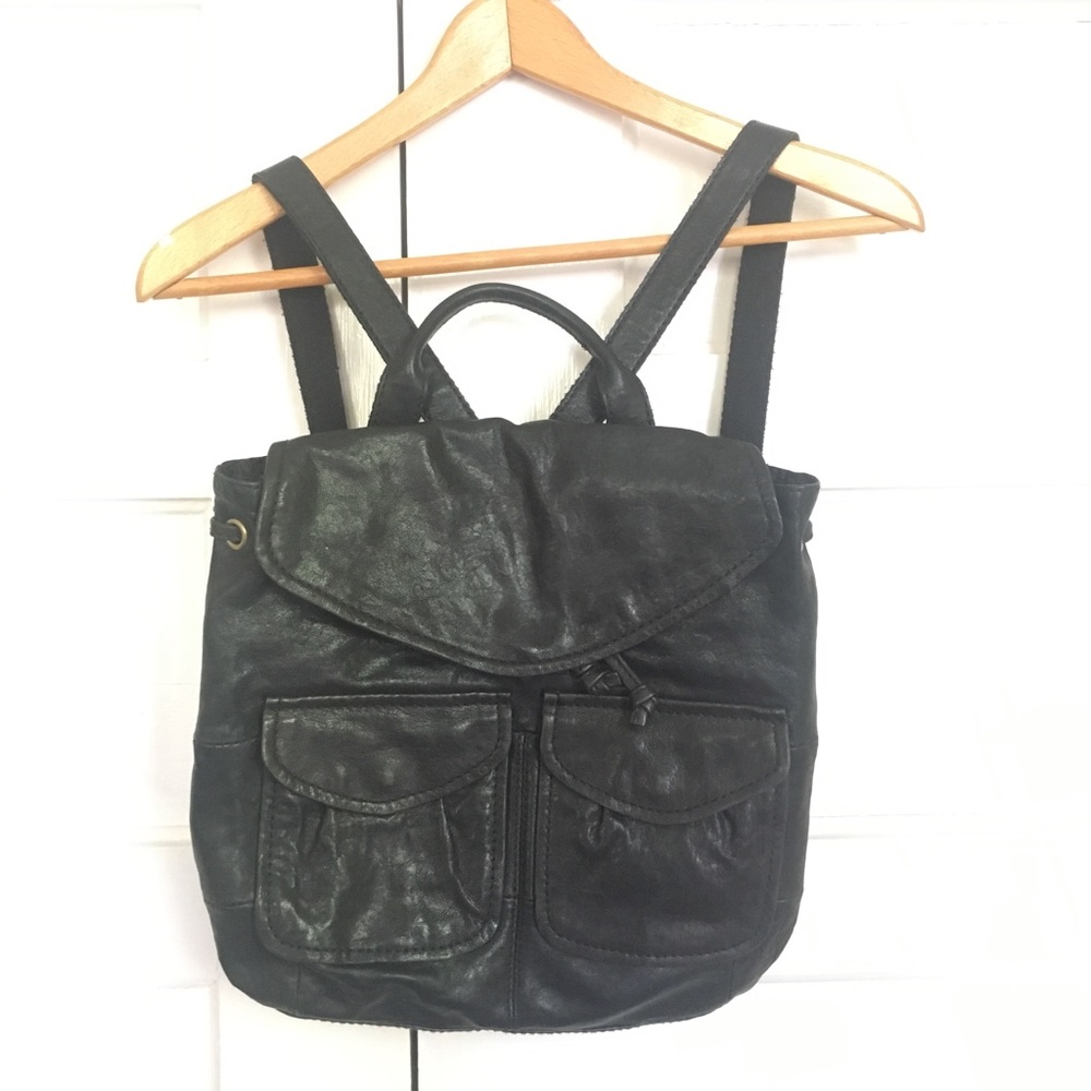 Fossil Leather Backpack